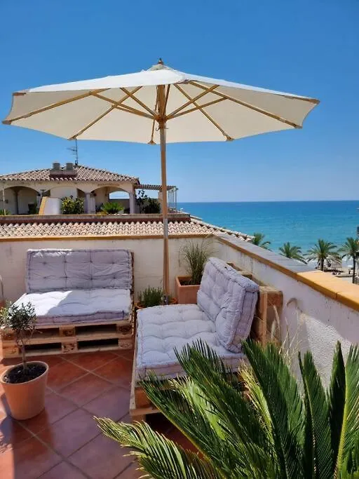 Cal Salmare Seafront Apartment With Rooftop Terrace And Pool Calafell
