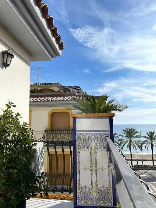 Cal Salmare Seafront Apartment With Rooftop Terrace And Pool Calafell